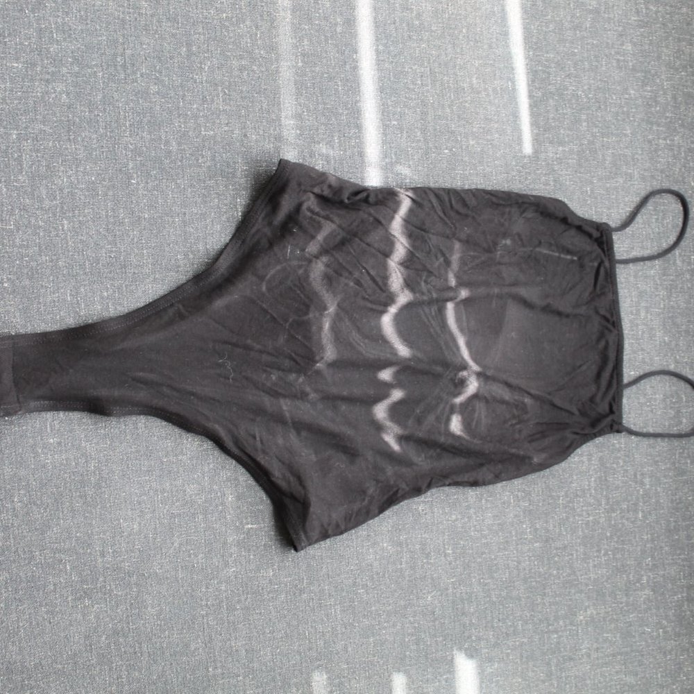 Black Tie up bodysuit